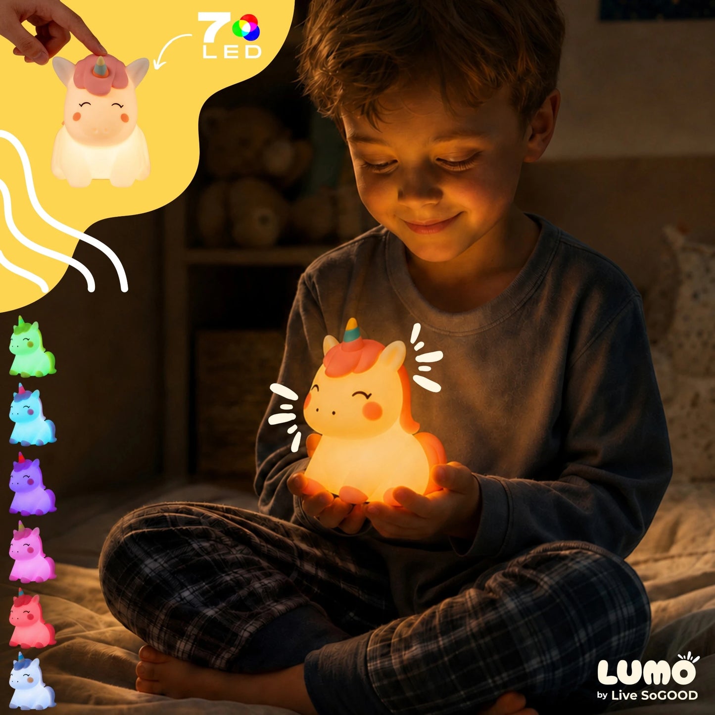 Silicone Night Light Aurora LiveSoGOOD