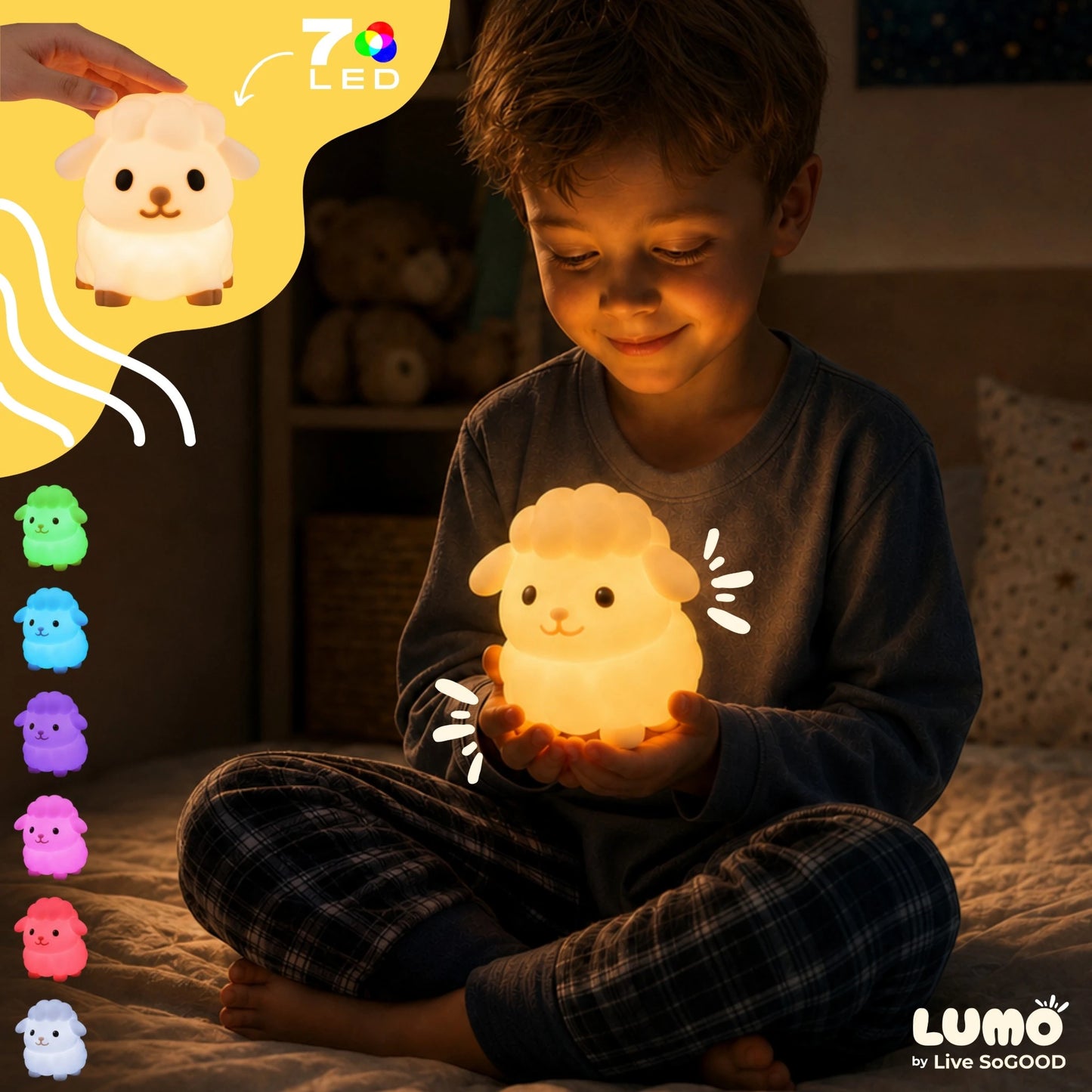 Silicone Night Light Bella LiveSoGOOD
