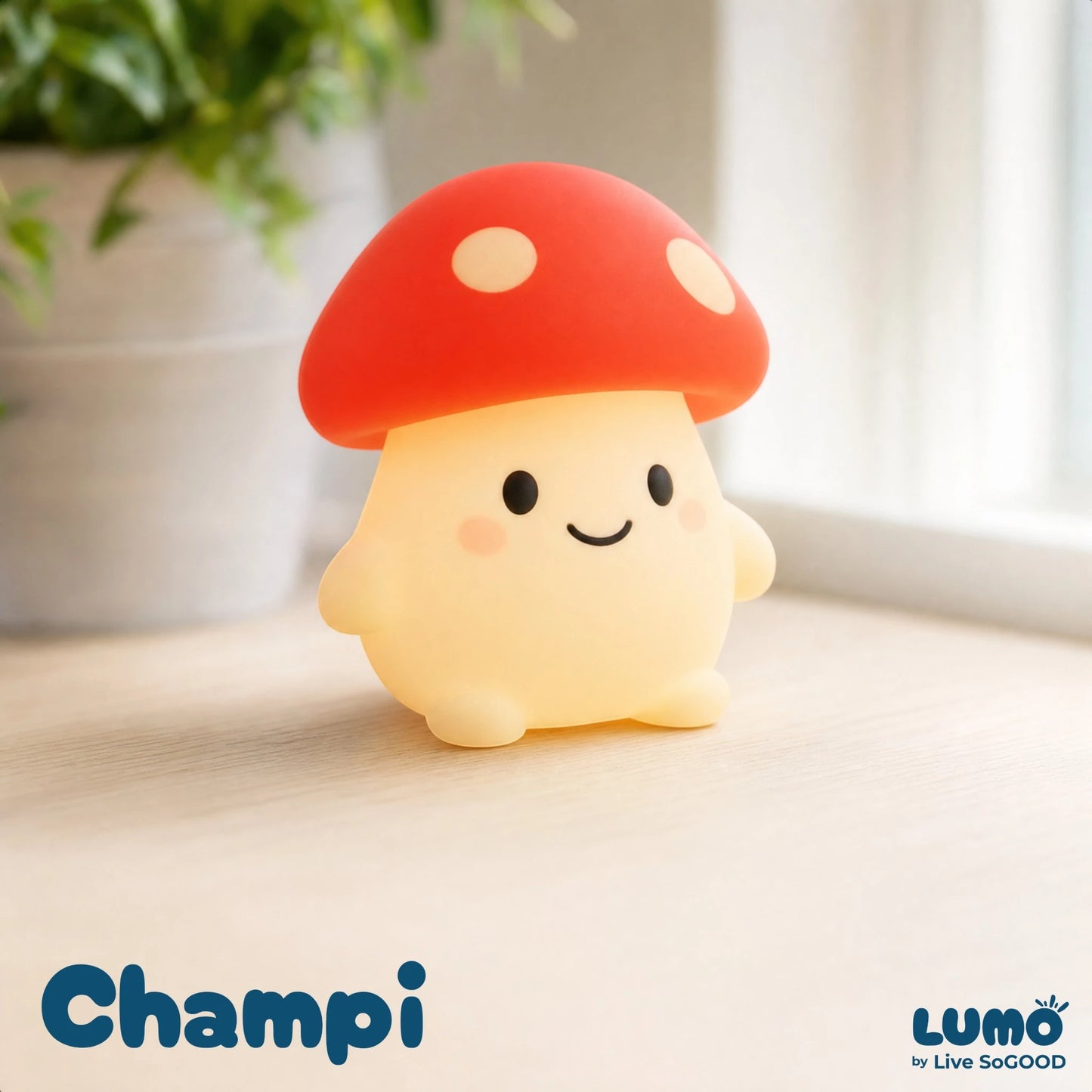 Silicone Night Light Champi LiveSoGOOD