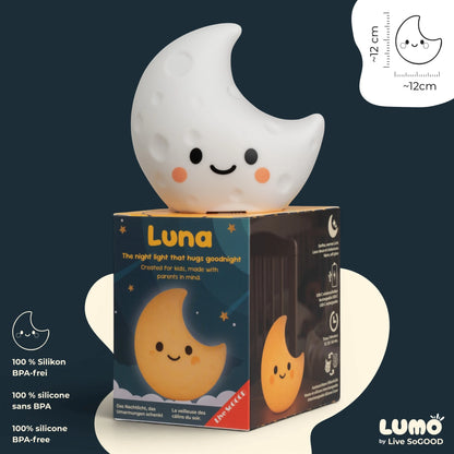 Silicone Night Light Luna LiveSoGOOD
