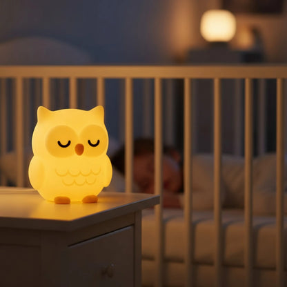 Silicone Night Light Owlin LiveSoGOOD