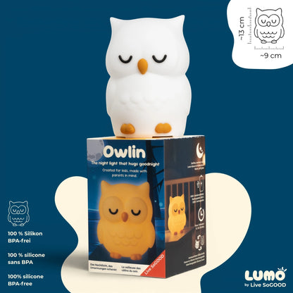 Silicone Night Light Owlin LiveSoGOOD