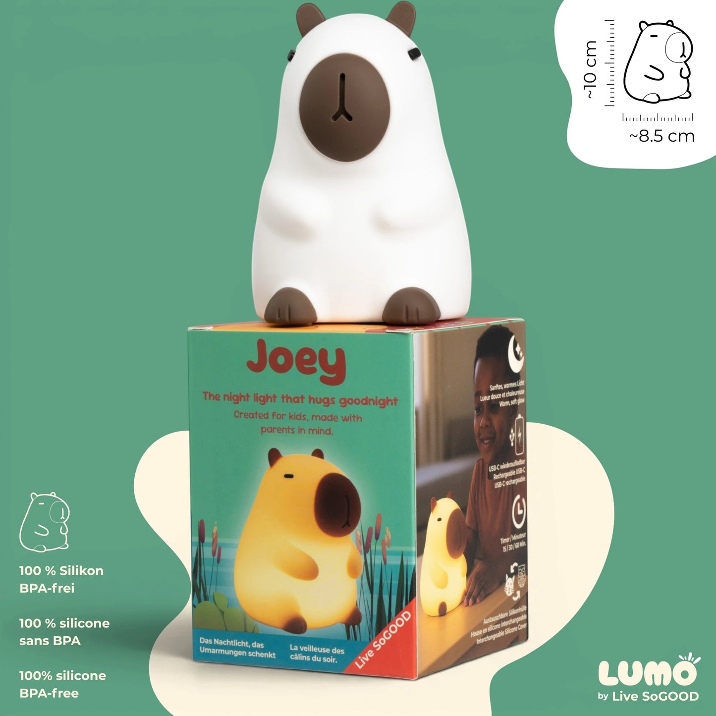 Silicone Night Light Joey LiveSoGOOD
