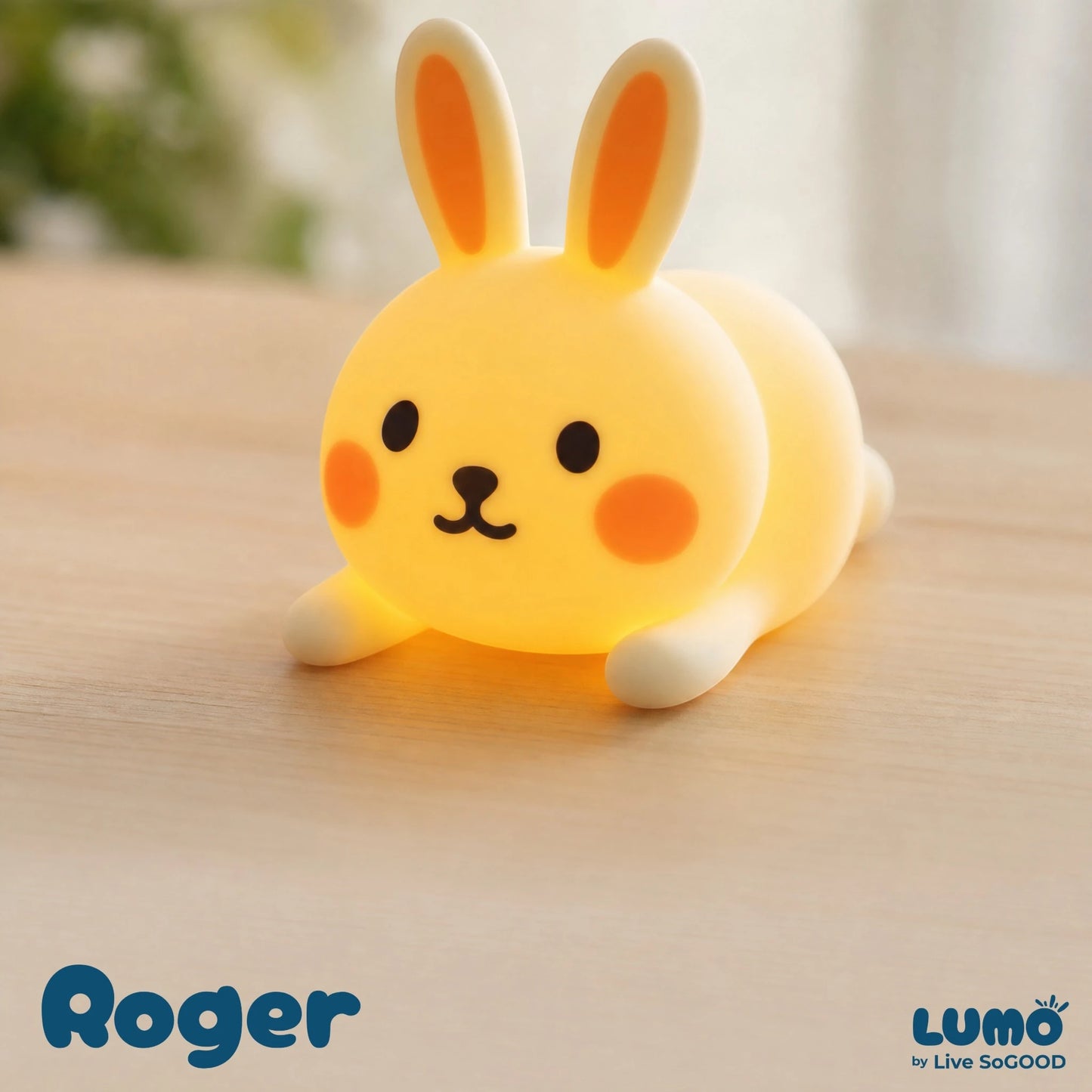 Pre-order: Silicone Night Light Roger LiveSoGOOD