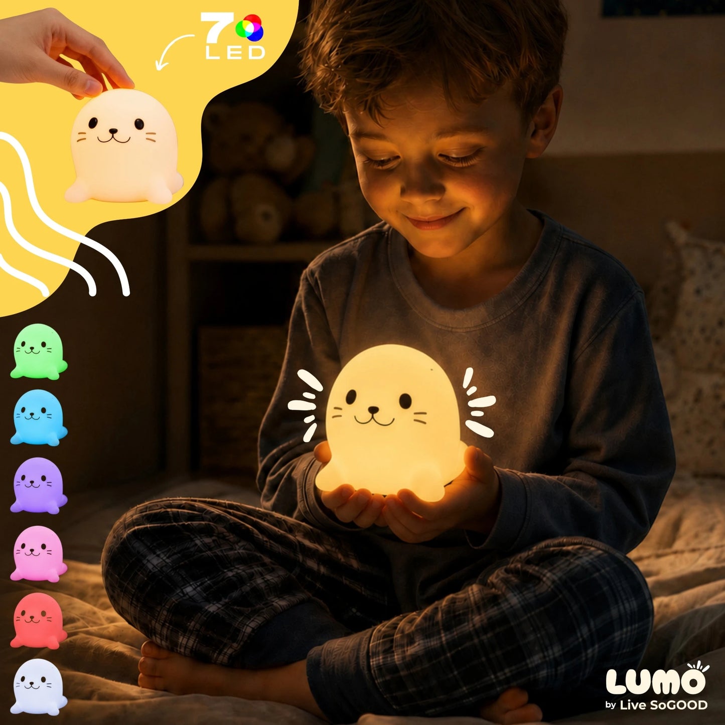 Silicone Night Light Sally LiveSoGOOD