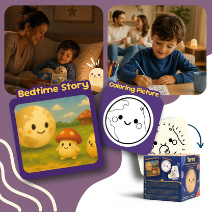 Silicone Night Light Terra LiveSoGOOD