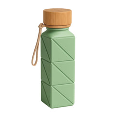 Pre-order: FLŌ Foldable Bottle Sage Green Bamboo Edition