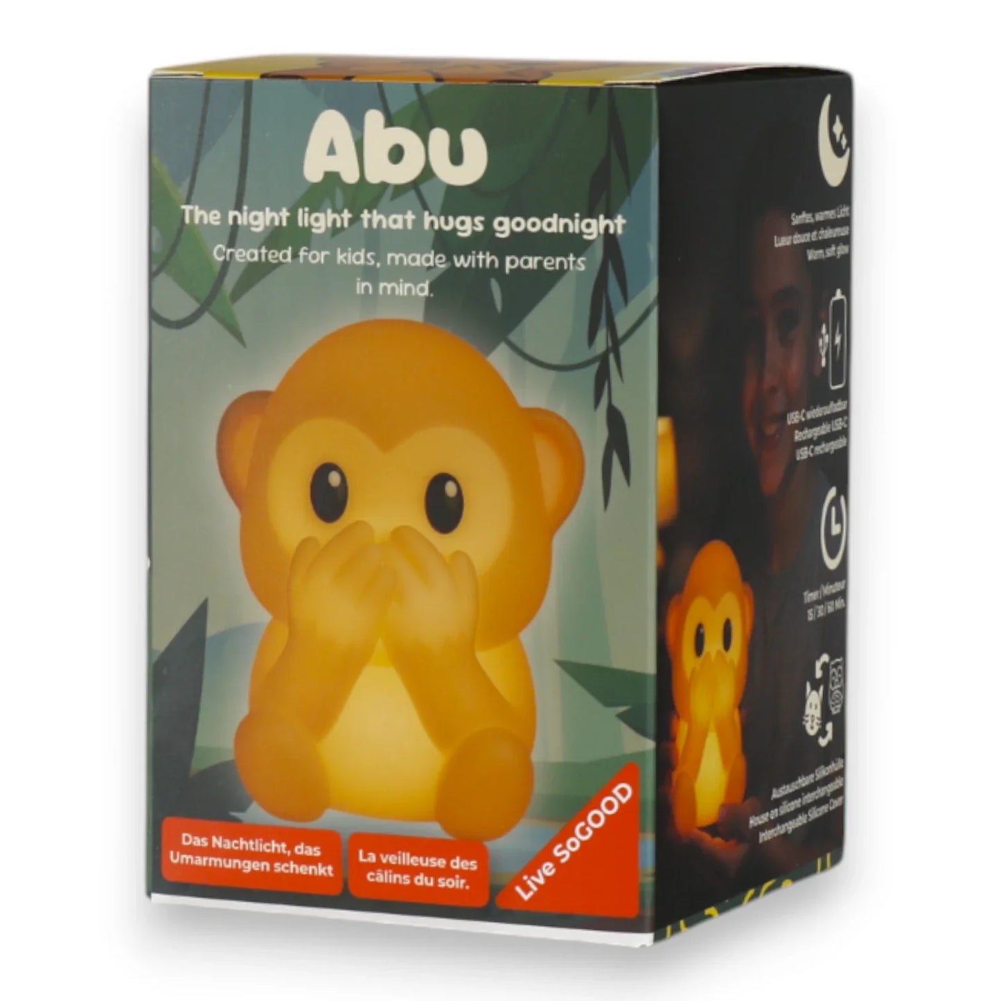 Pre-pedido: Luz nocturna de silicona Abu LiveSoGOOD