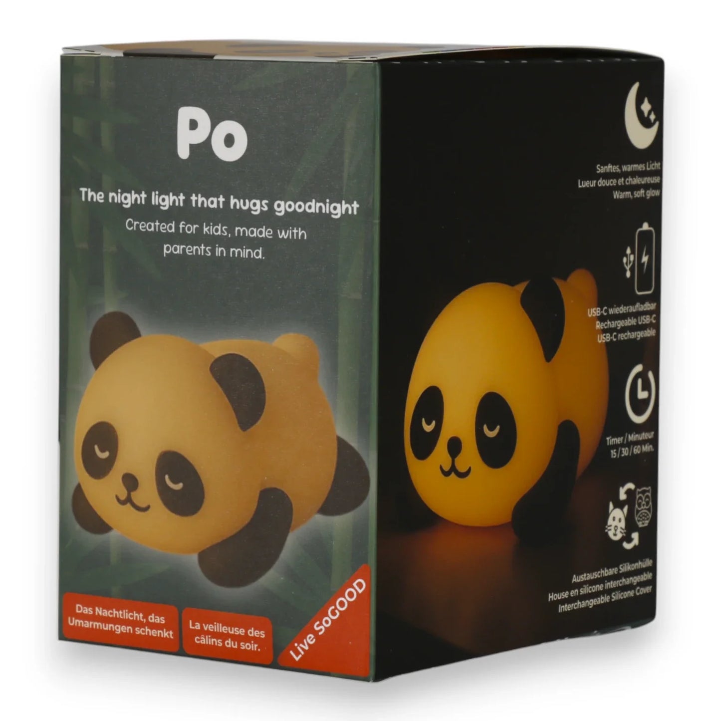 Pre-pedido: Luz nocturna de silicona Po LiveSoGOOD