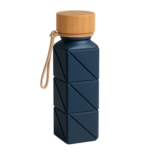 Pré-commande : FLŌ Foldable Bottle Midnight Blue Bamboo Edition