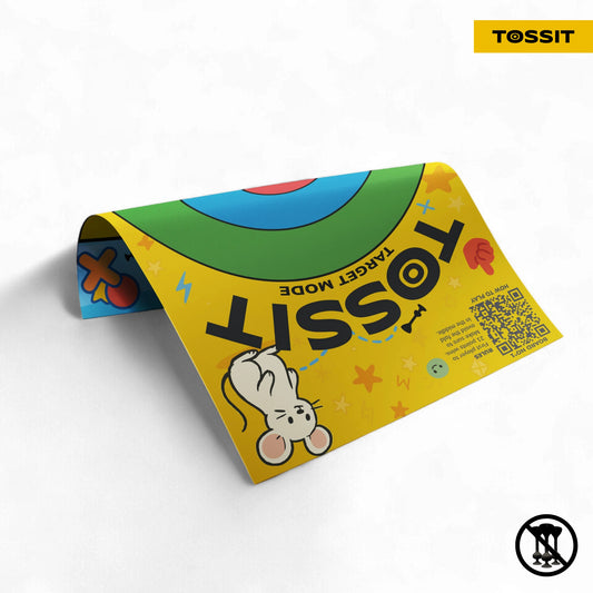 TOSSIT ポスター - ターゲットと三目並べ