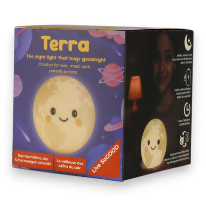 Pre-order: Siliconen Nachtlampje Terra LiveSoGOOD