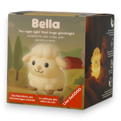 Przedsprzedaż: Silikonowa lampka nocna Bella LiveSoGOOD