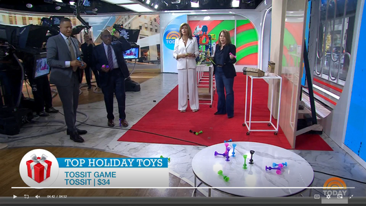TOSSIT acabou de entrar para a lista dos brinquedos mais populares do TODAY.com!