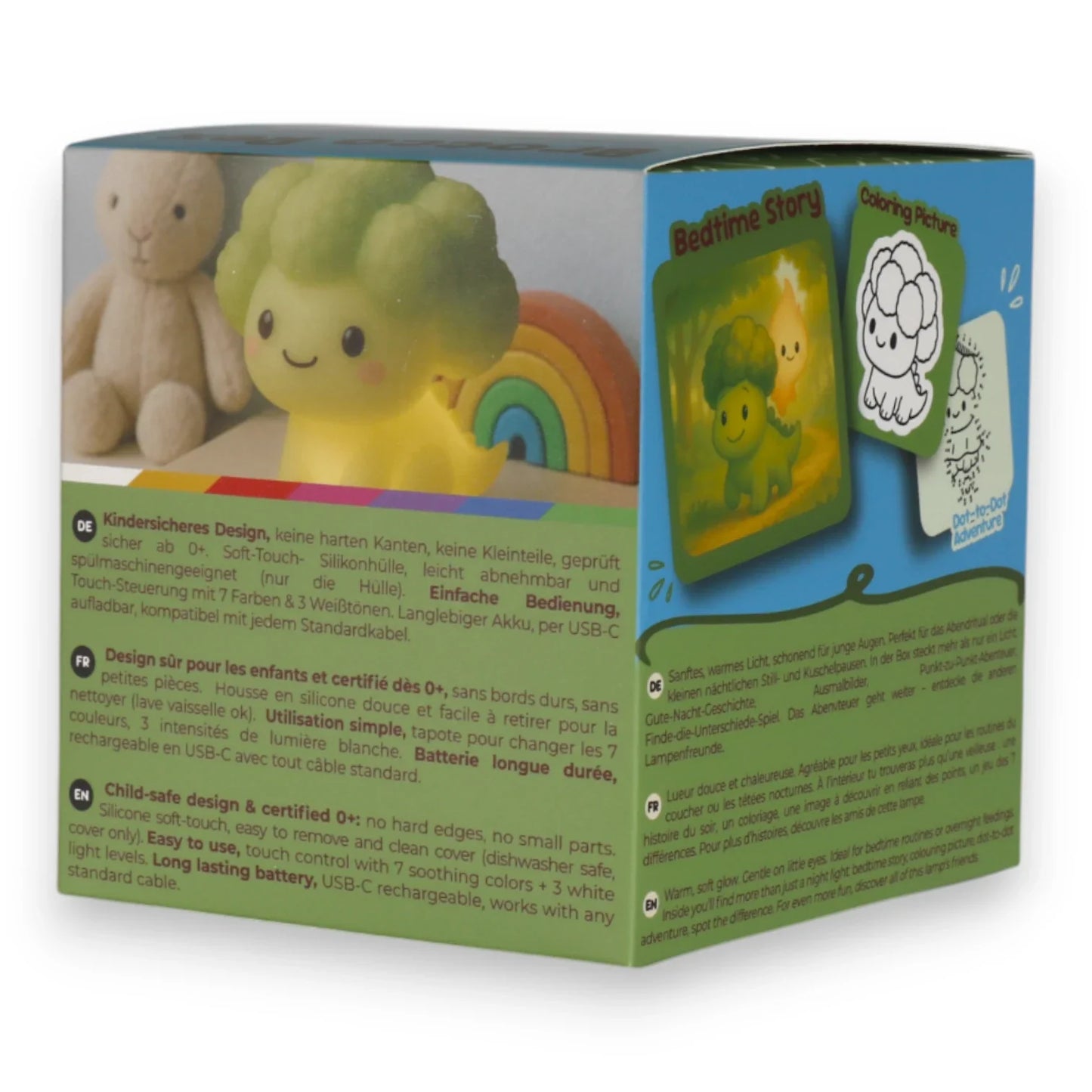 Pré-encomenda: Luz nocturna de silicone Brocco Rex LiveSoGOOD