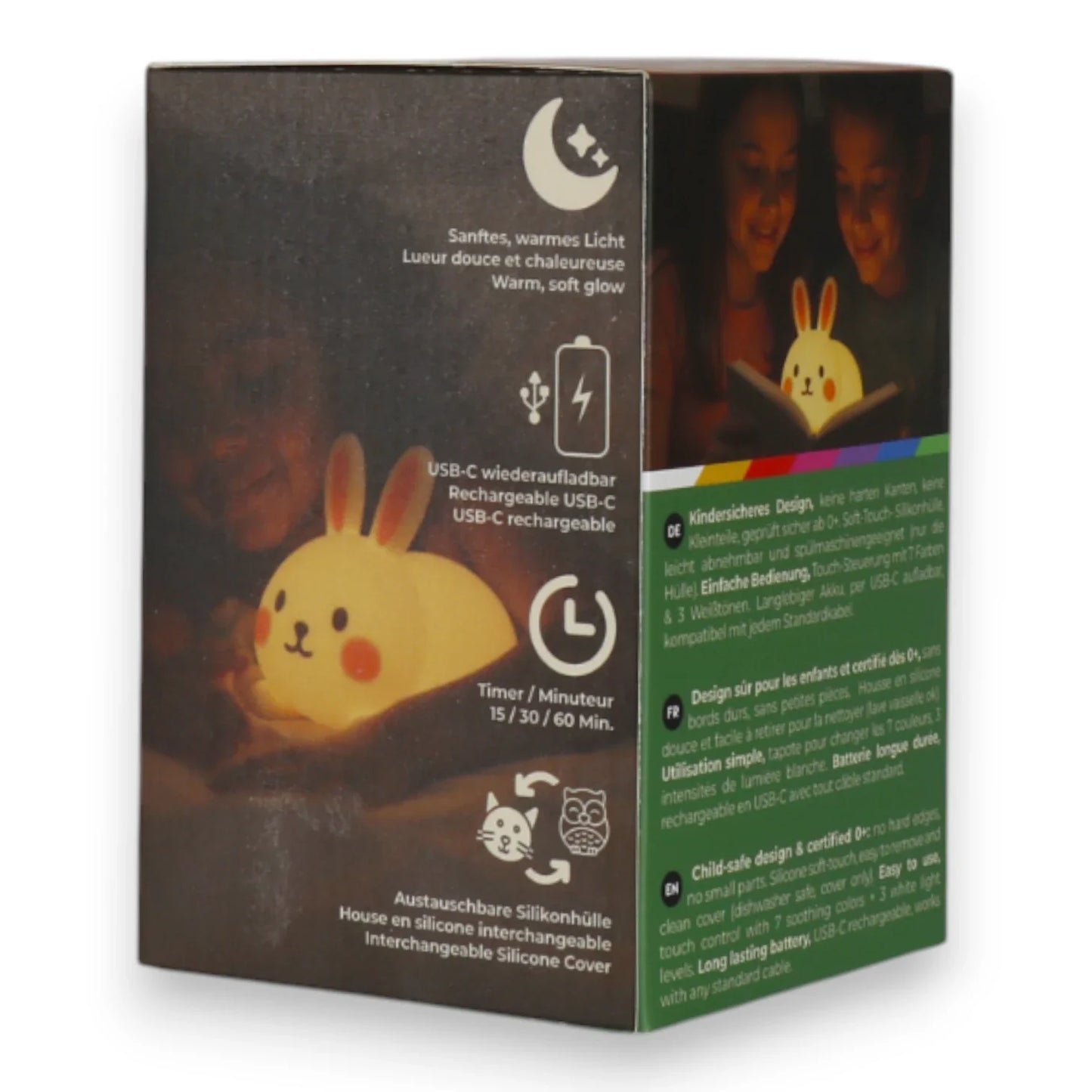 Pré-encomenda: Luz nocturna de silicone Roger LiveSoGOOD