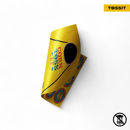 Cartaz TOSSIT - Jogo de tarefas e Cornhole