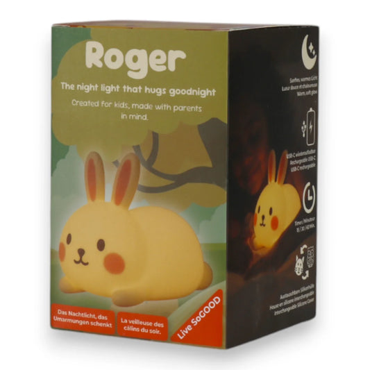 Ön sipariş verin: Silikon Gece Lambası Roger LiveSoGOOD