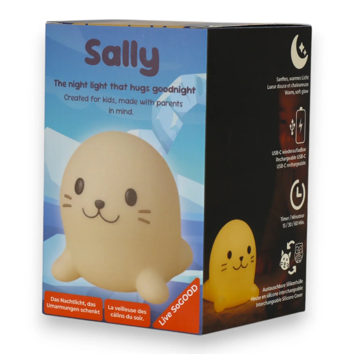 Ön sipariş verin: Silikon Gece Lambası Sally LiveSoGOOD